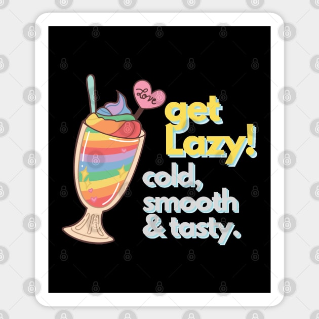 Get Lazy Cold Smooth and Tasty Icecream Sticker by Persius Vagg